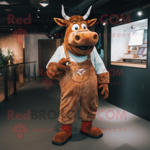 Rust Zebu mascotte kostuum...