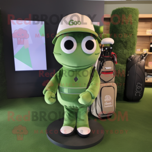 Olive Golf Bag maskot...