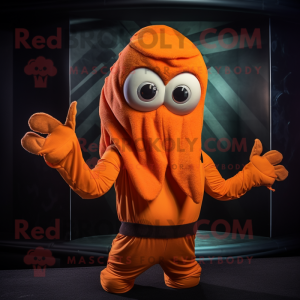 Oranje Kraken mascotte...