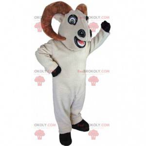 Mascot horned beast, giant white ram costume - Redbrokoly.com