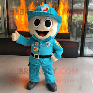 Turkis Fire Fighter maskot...