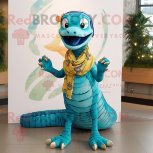 Turquoise Python mascotte...