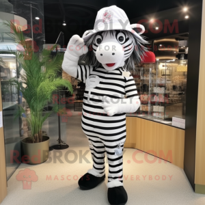 Postava maskota Zebra...