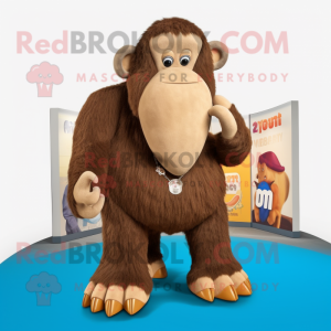 Brown Mammoth mascotte...