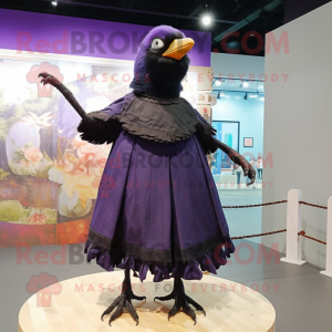Purple Blackbird mascotte...