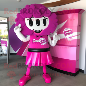 Magenta Candy Box maskot...