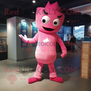 Pink Cod mascotte kostuum...