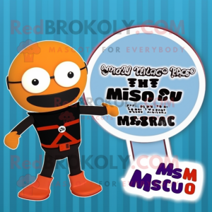 Rust Miso Soup mascot costume character dressed with a One-Piece Swimsuit and Cufflinks