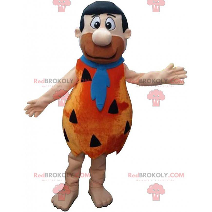 Mascot Fred Flintstones, famoso personaje Tamaño L (175-180 CM)