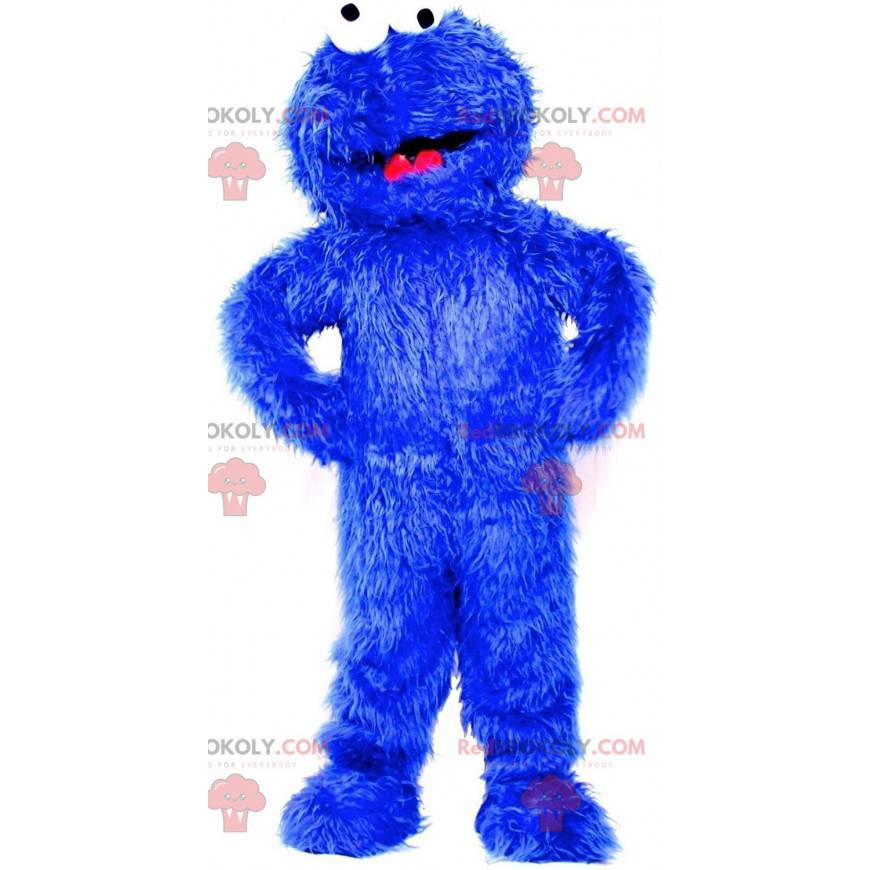reptielen Bezienswaardigheden bekijken Invloedrijk Cookie Monster mascotte, beroemde blauwe monster Besnoeiing L (175-180 cm)