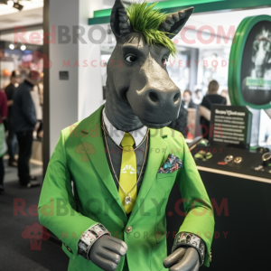 Green Donkey mascotte...