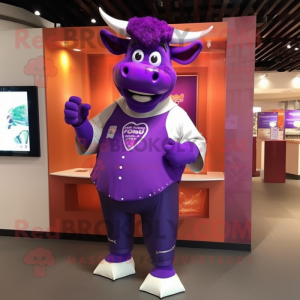 Purple Steak mascotte...