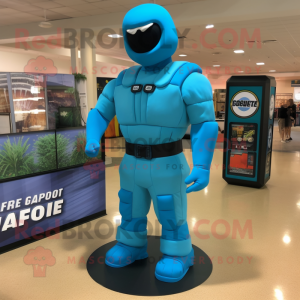 Cyan Gi Joe mascotte...