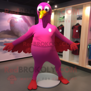 Magenta Gull mascotte...