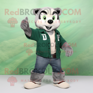 Forest Green Badger maskot...