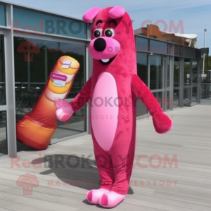 Magenta Hot Dogs mascotte...