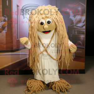 Beige spaghetti mascotte...