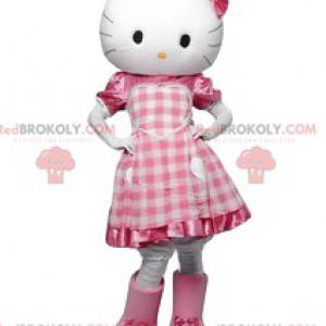Hello Kitty mascot, flirtatious little white cat -