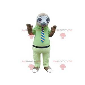 Traje de mascote Squeeze Toy Alien BIGGYMONKEY™ Cortar L (175-180CM)