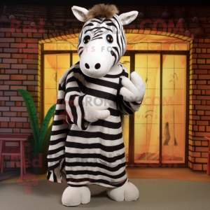 Postava maskota Zebra...