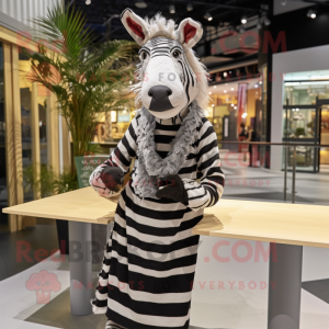 Postava maskota Zebra...
