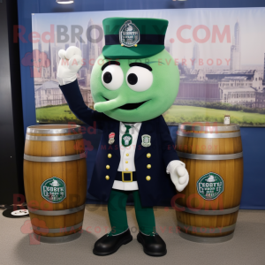 Navy Green Beer maskot...