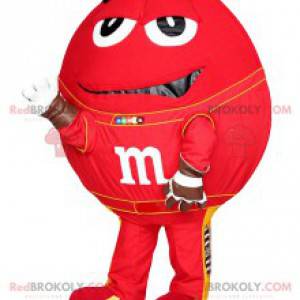 M & M'S maskot rød med sine store øyne - Redbrokoly.com