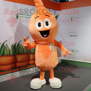 Peach Carrot maskot drakt...