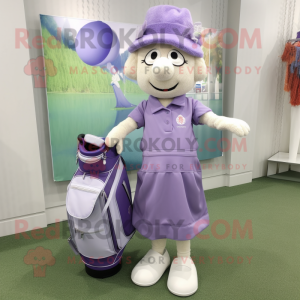 Lavendel golftas mascotte...