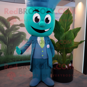 Teal Beanstalk mascotte...