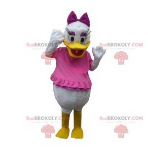 Mascotte de Daisy Duck, la fiancée de Donald Duck en rose -