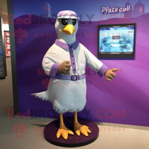 Purple Gull mascotte...