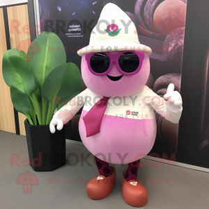 Rosa kålrot maskot drakt...