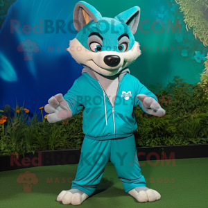 Costume de mascotte de Cyan...