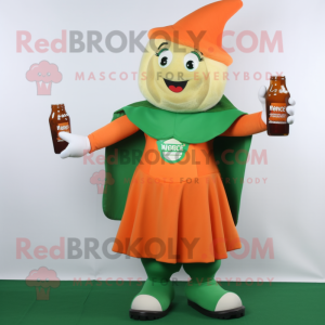 Orange Green Beer mascotte...