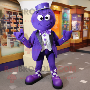 Purple Grenade mascotte...