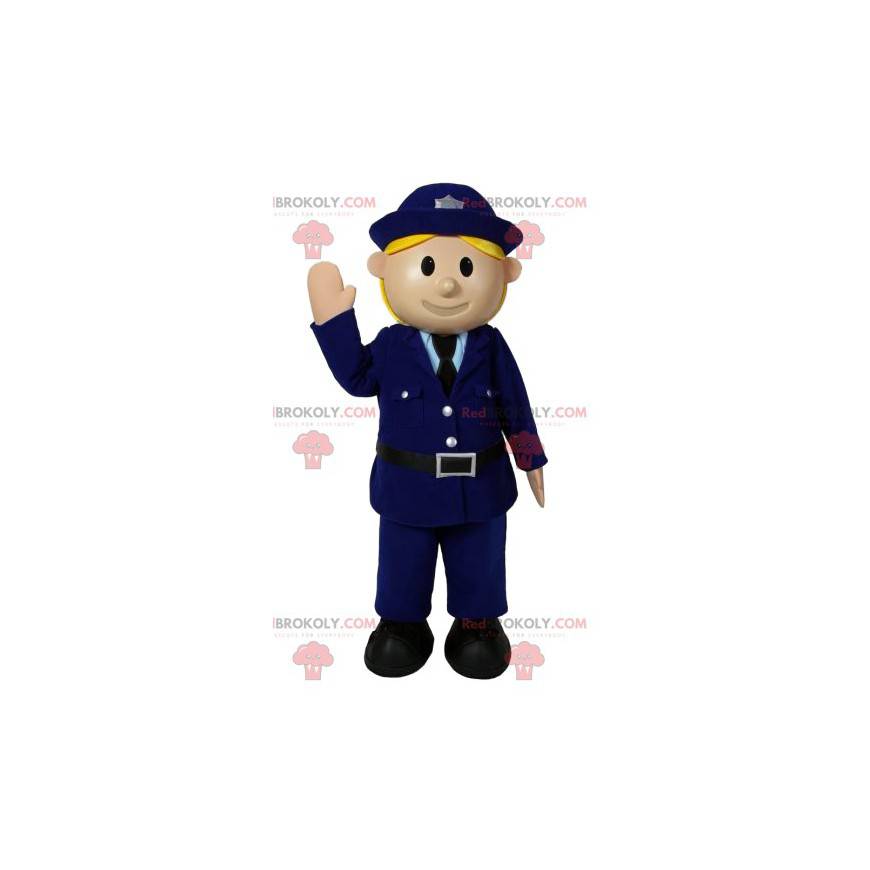 Police officer mascot in uniform - Our mascots - Sizes L (175-180CM)