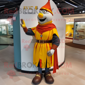 Oliven Swiss Guard maskot...