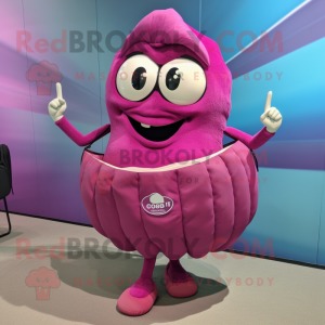 Magenta Oyster mascotte...