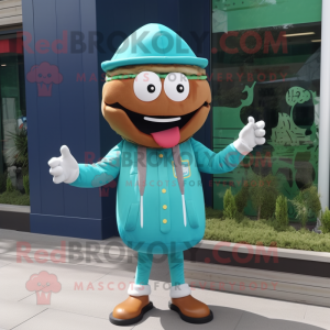 Teal Burgers mascotte...