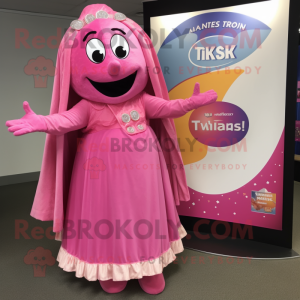 Roze Tikka Masala mascotte...