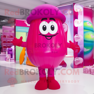 Magenta Candy Box maskot...