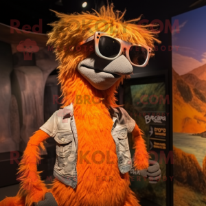 Rust Emu mascotte kostuum...