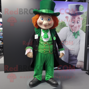  Leprechaun maskot kostym...