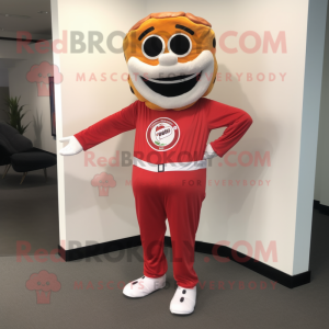 nan Pizza Slice mascot costume character dressed with a Jumpsuit and Shoe clips