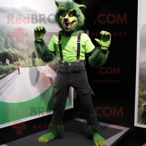 Green Werewolf mascotte...