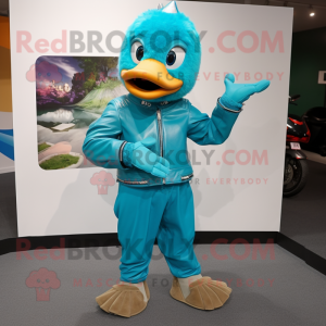 Teal Juggle mascotte...