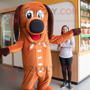 Rust Hot Dog mascotte...