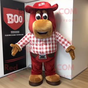 Red Bbq Ribs mascotte...