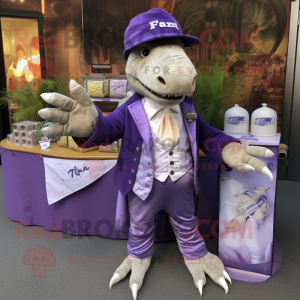 Lavender T Rex mascotte...